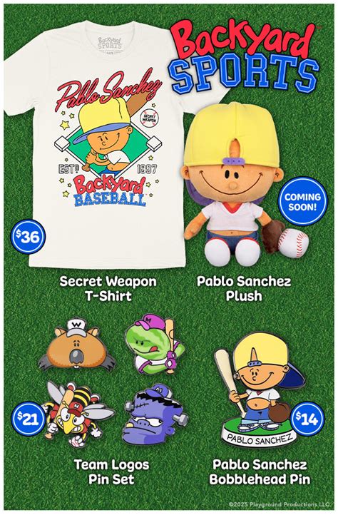 backyard baseball apparel