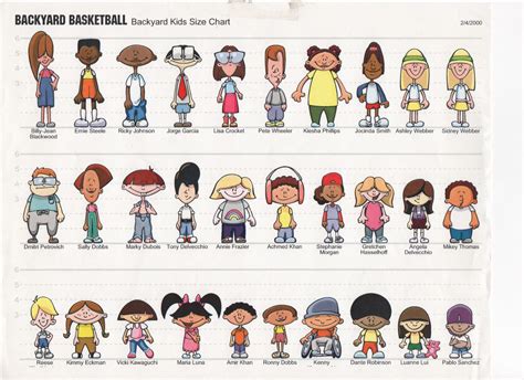 backyard baseball height chart