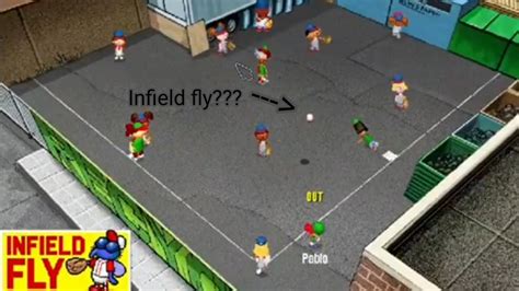 backyard baseball infield fly