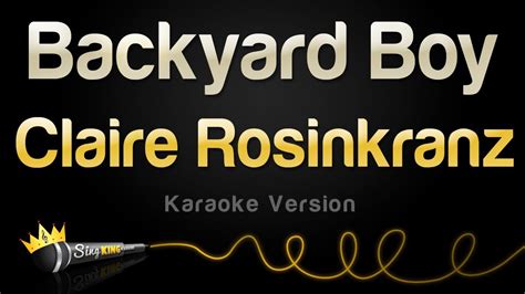 backyard boy karaoke