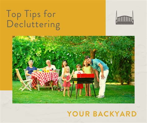 backyard decluttering