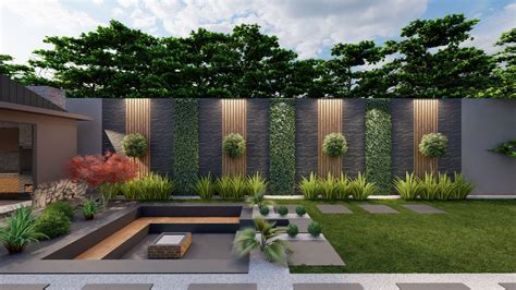 backyard design rendering