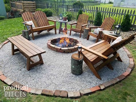 backyard designs with fire pit