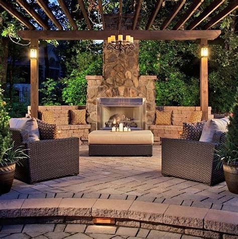 Backyard Designs With Fireplace