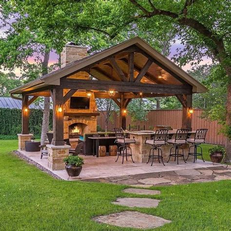 backyard designs with gazebo
