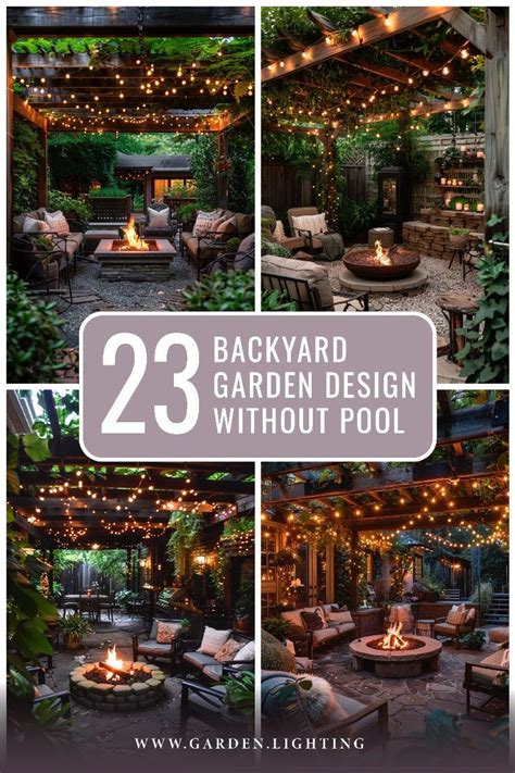 backyard designs without pool