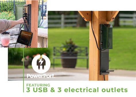 backyard discovery electrical outlet