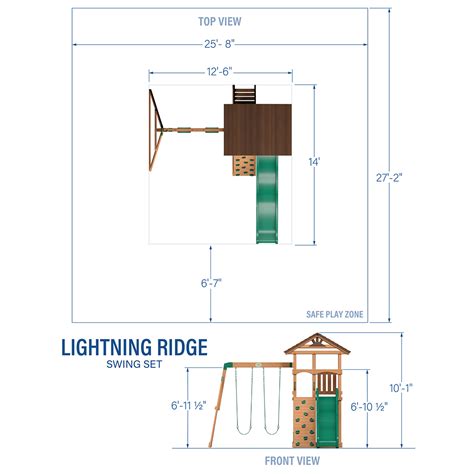 backyard discovery lightning ridge swing set