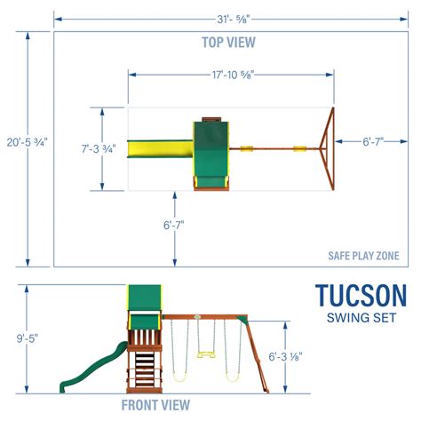backyard discovery tucson swing set instructions
