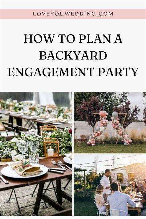 20 Ideas How to Build Backyard Engagement Party (Some of the Coolest