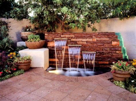 backyard fountain designs