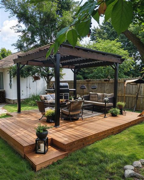 backyard gazebo deck