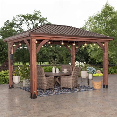backyard gazebo lowes