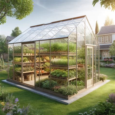 backyard greenhouse large