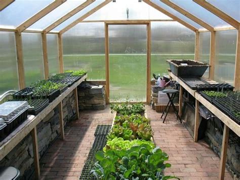 backyard greenhouse layout