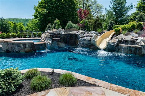 Inground Pools Backyard pool landscaping, Inground pool designs