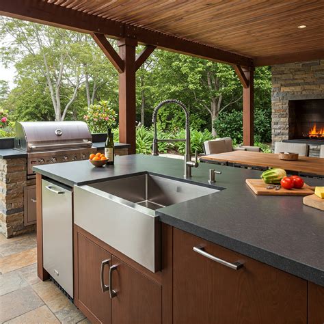 backyard kitchen sink