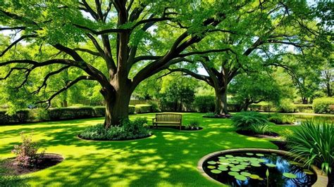 backyard landscaping ideas with trees