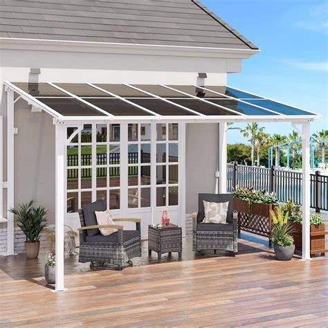 backyard metal awning