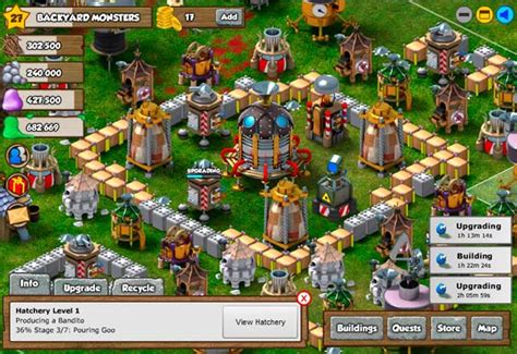 backyard monsters game facebook