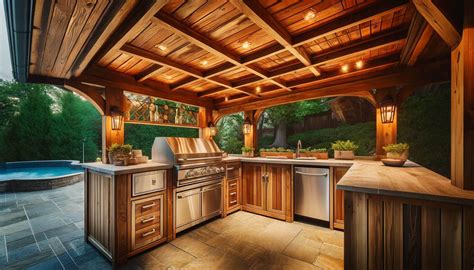 Backyard Patio Kitchen