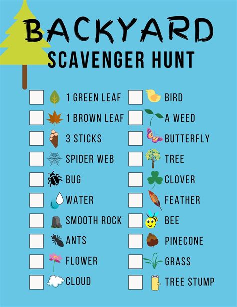 Backyard Scavenger Hunt Organized 31