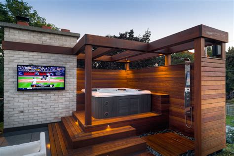 backyard spa privacy