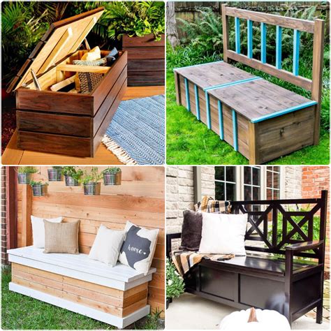 Backyard Storage Bench