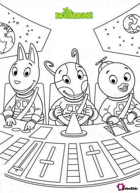 Backyardigans Christmas Coloring Pages