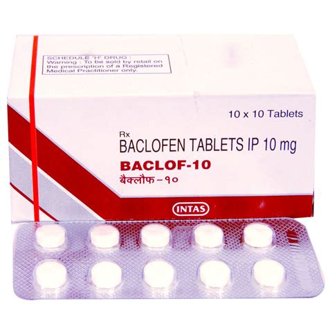 Baclofen 10mg Tablets: Effective Relief for Muscle Spasms and More