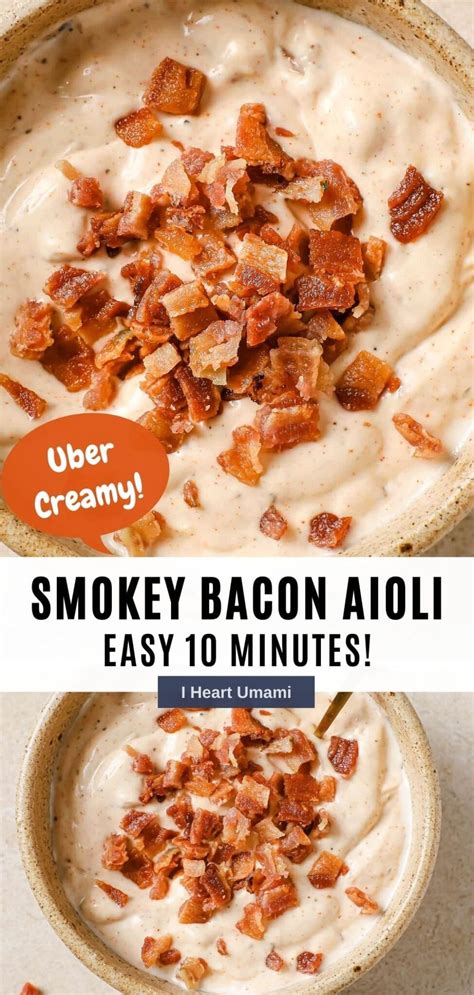 Bacon Aioli Uses