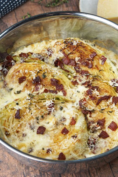 Bacon And Cabbage Gratin