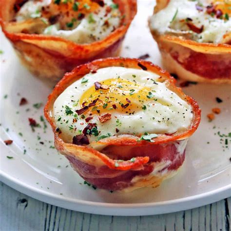 Bacon And Eggs Cups