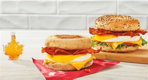bacon breakfast sandwich tim hortons