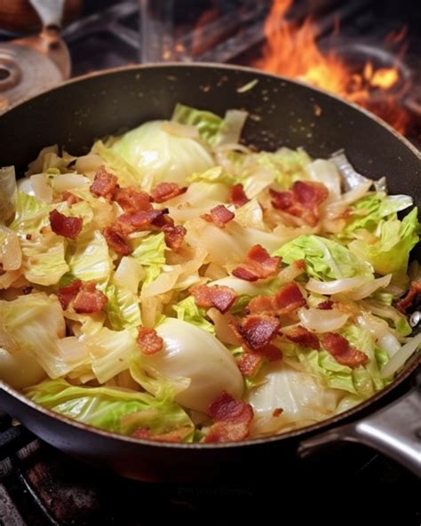 Bacon Cabbage And Onion