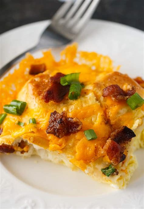Bacon Egg Biscuit Casserole