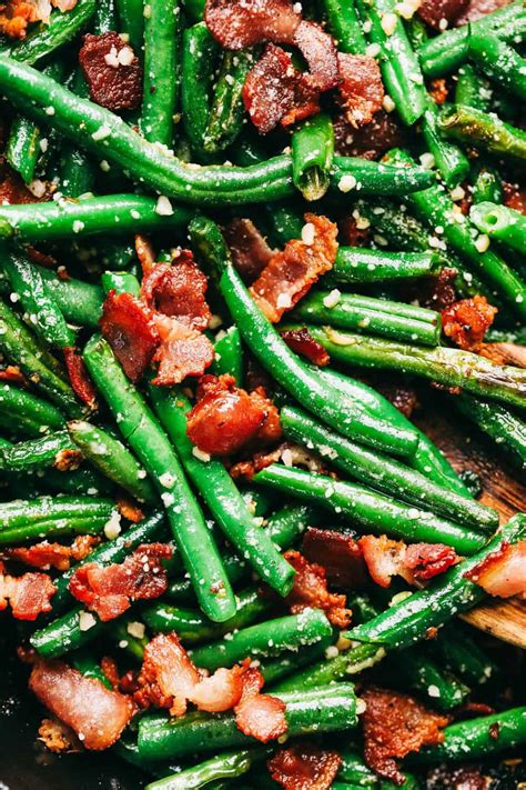 Bacon Parmesan Green Beans