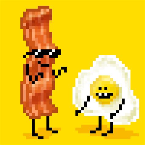 Bacon Pixel Gif