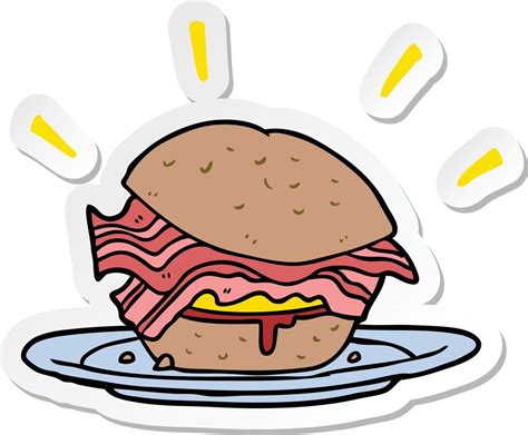 Bacon Roll Clipart