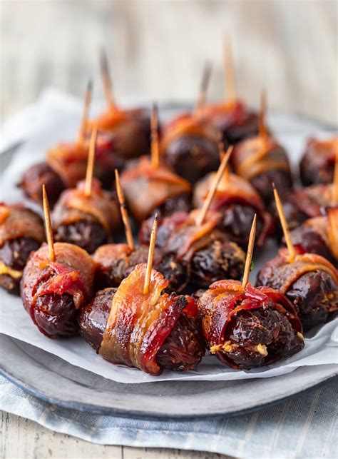 bacon wrapped dates with goat cheese recipe