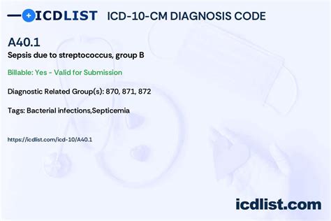 bacteremia due to streptococcus icd 10