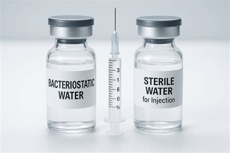 bacteriostatic water vs reconstitution solution