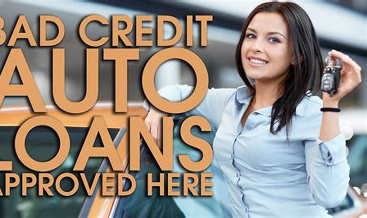 bad credit auto loans guaranteed approval