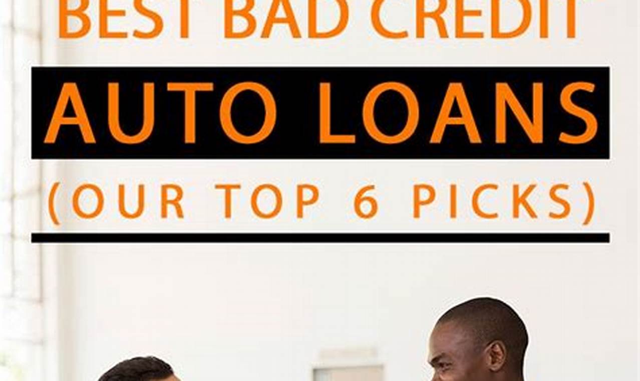 bad credit auto loans online