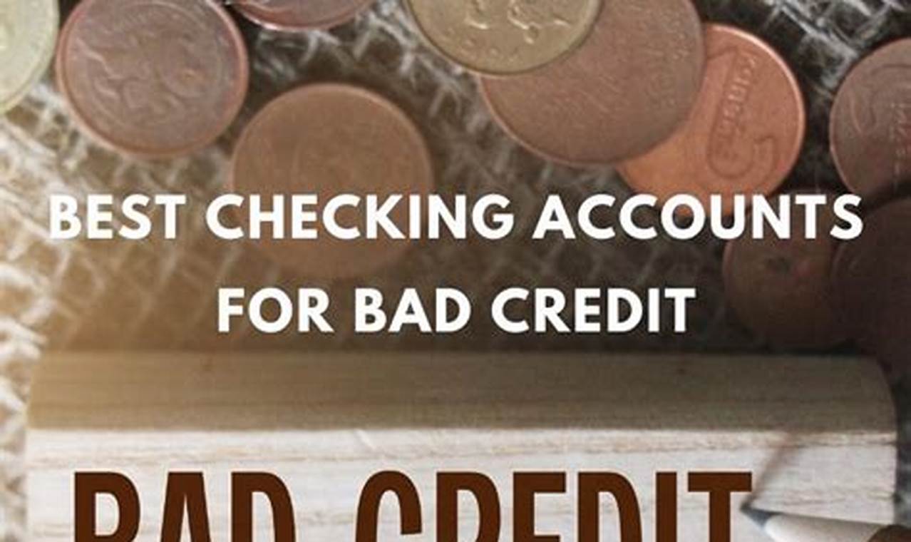 bad credit bank account