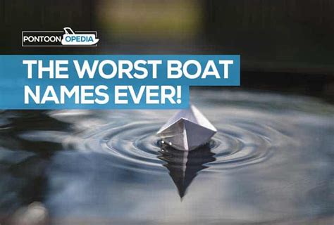 Bad Boat Names