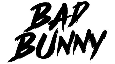 bad bunny letters png