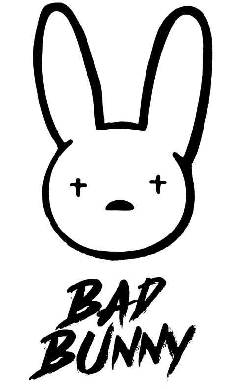 bad bunny logo png transparent