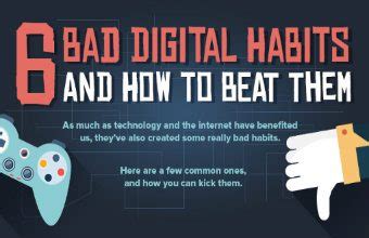 Bad Digital Habits Examples