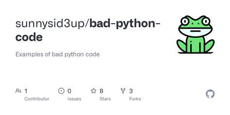 bad python code examples